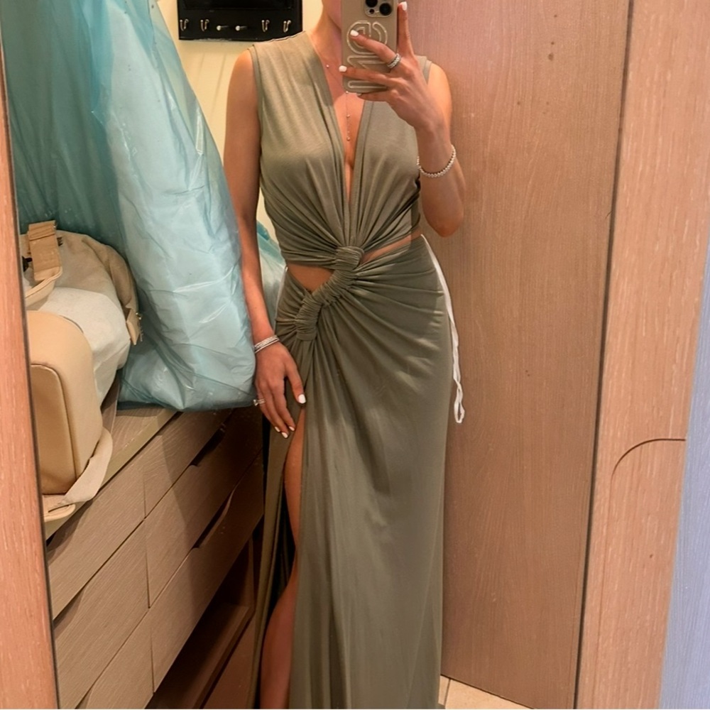 Sid Neigum - Triple Loop Knit Dress OLIVE